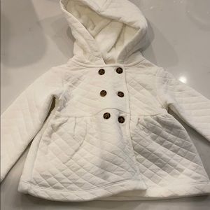 NWT quilted pea coat